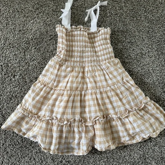 Janie and Jack THE GINGHAM SMOCKED SUNDRESS 2T - Picture 2 of 7